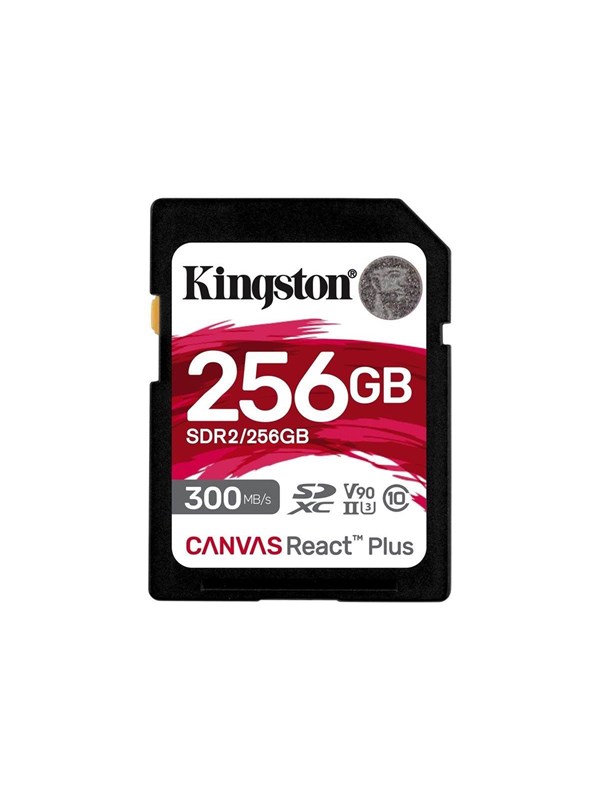 Kingston Canvas React Plus V90 SD - 300MB/s - 256GB