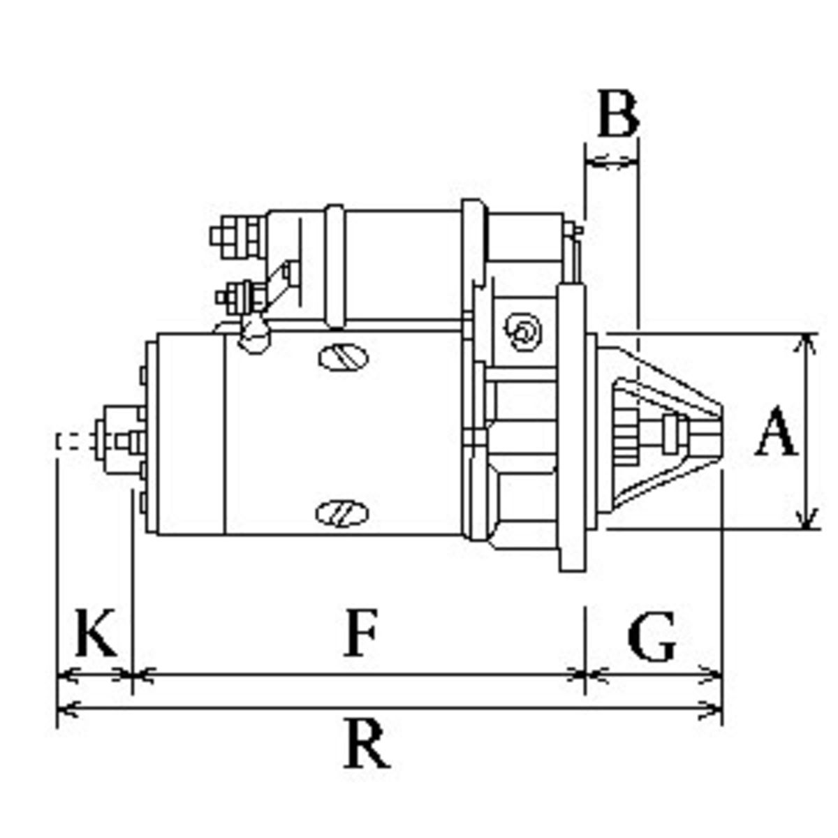 Käynnistysmoottori HC-Cargo F 032 116 682