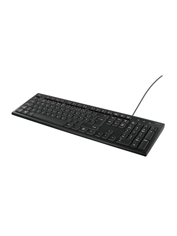 Deltaco TB-626-C - keyboard full size - QWERTY - Nordic - black Input Device - Näppäimistö - Pohjoismainen - Musta