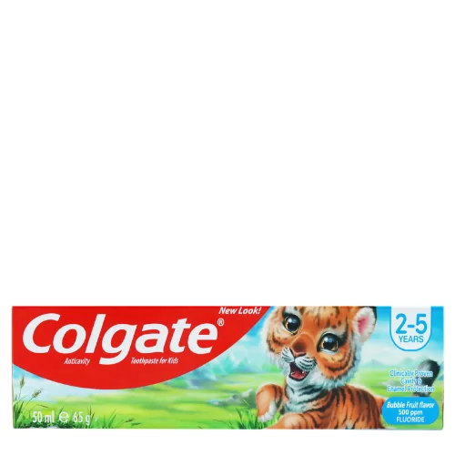 Colgate Bubble Fruit 2–5-vuotiaille Lasten Hammastahna - 50 ml