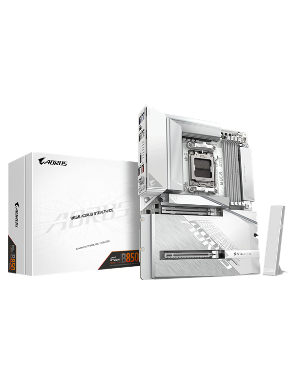 Gigabyte B850 AORUS STEALTH ICE WiFi 7 AM5 ATX -emolevy