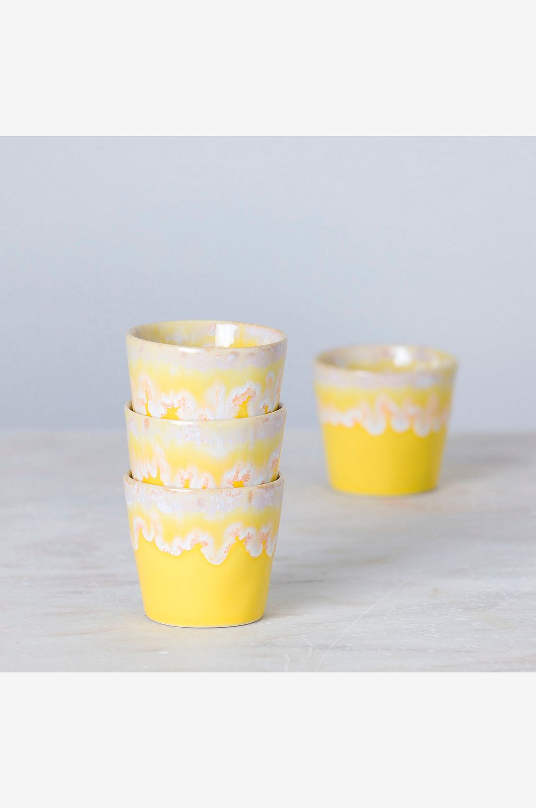 Costa Nova Espresso cup Gres 10 cl 6.5 x 6 cm Keltainen Ceramic