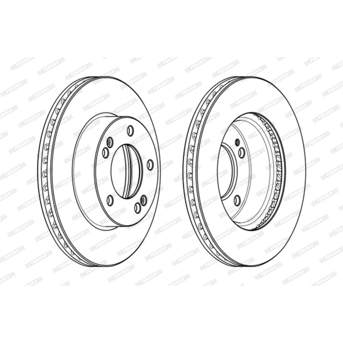 Jarrulevy FERODO DDF1810C