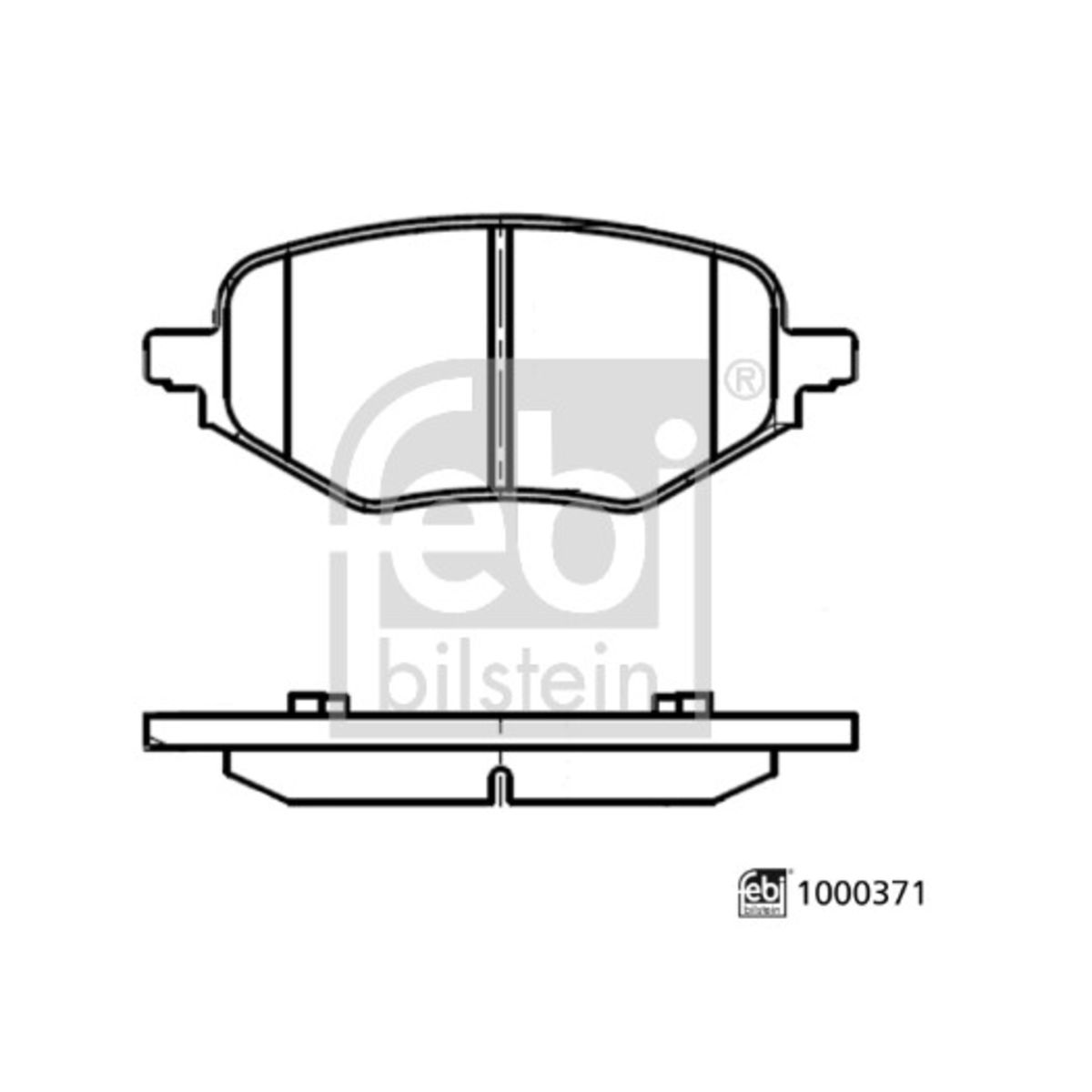 Jarrupalat, levyjarru FEBI BILSTEIN 1000371