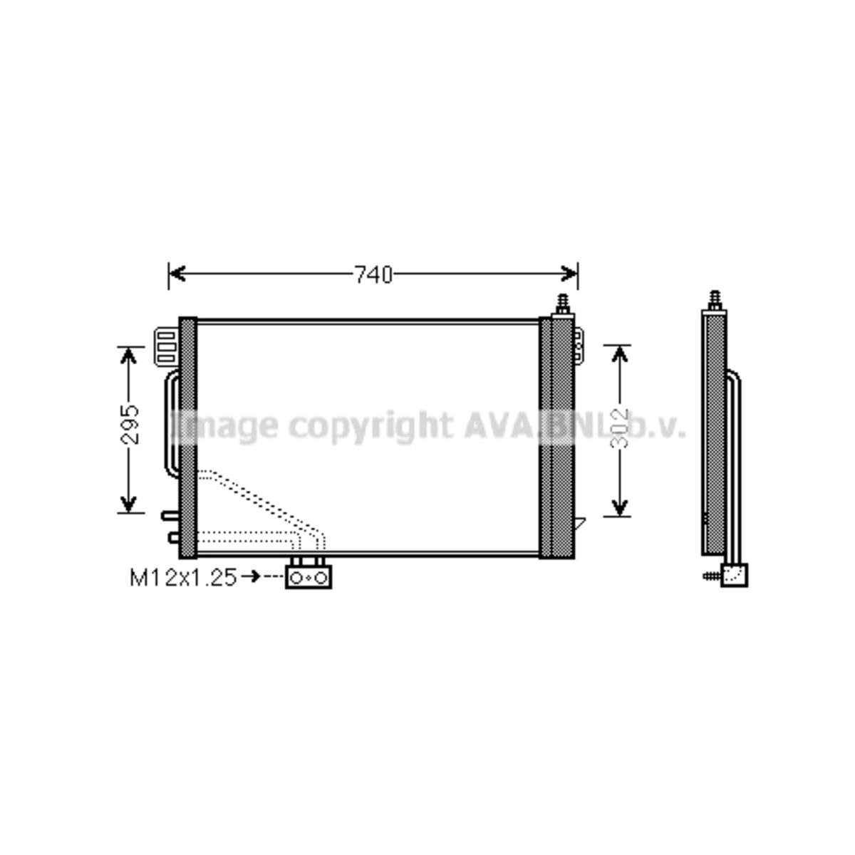 Lauhdutin, ilmastointilaite PRASCO MSA5200D