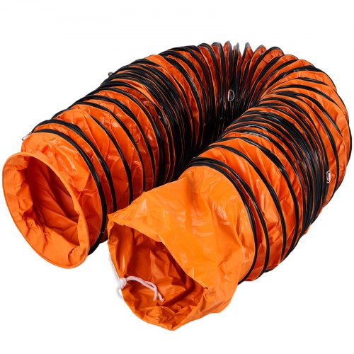 VEVOR 25FT Duct Hosing extraction flexible ducting PVC Flexible12 Inch Portable for Exhaust Fan pvc ducting