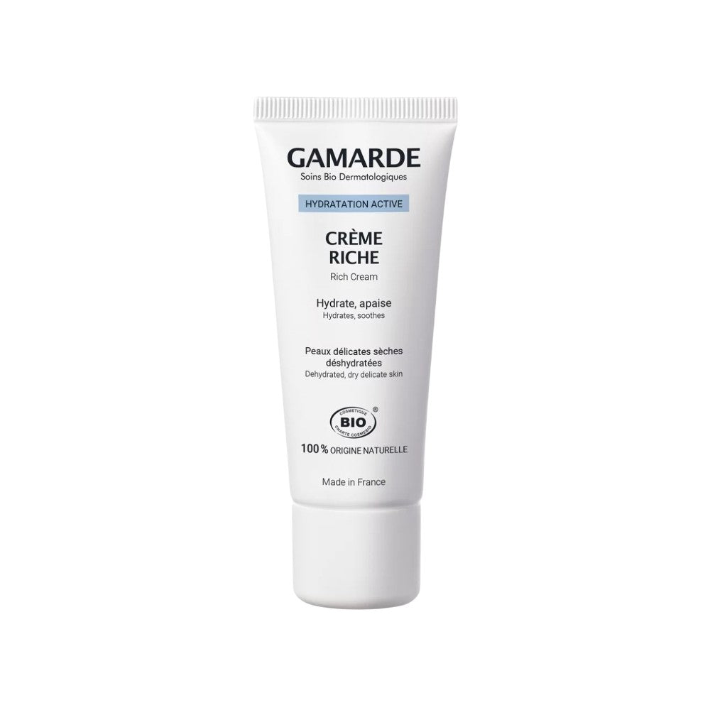 Gamarde - Aktiivinen kosteutus - Täyteläinen voide - Kosteuttaa ja rauhoittaa - ORGANIC 40 ml