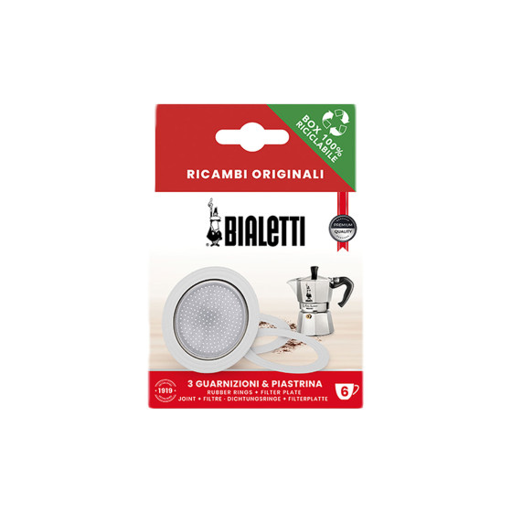Bialetti varaosasarja, Moka Express 6 kuppia
