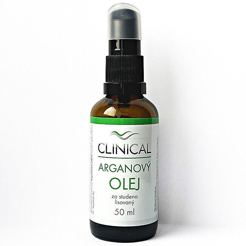 Clinical 100 % arganöljy kasvoille, vartalolle ja hiuksille 50 ml