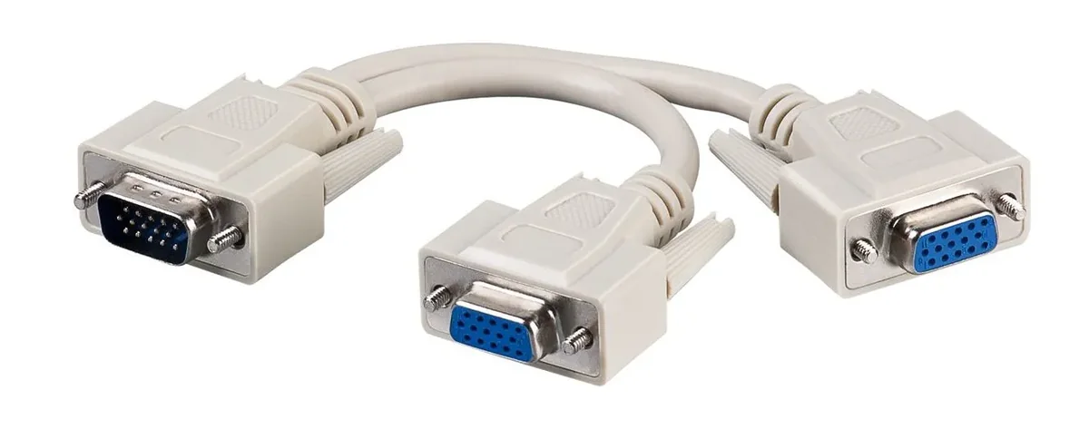 Microconnect Vga Jakaja 0.3m Vga 2 X Vga Harmaa