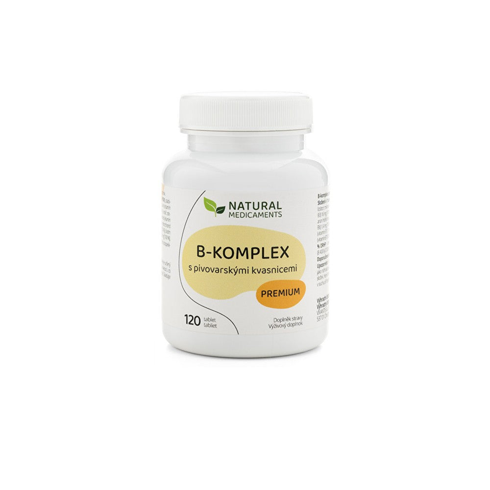 Natural medicaments B-kompleksi ja ensiluokkainen oluthiiva 120 tablettia