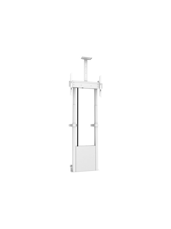 Multibrackets M Motorized Floormount W Cam Shelf 120kg Valkoinen