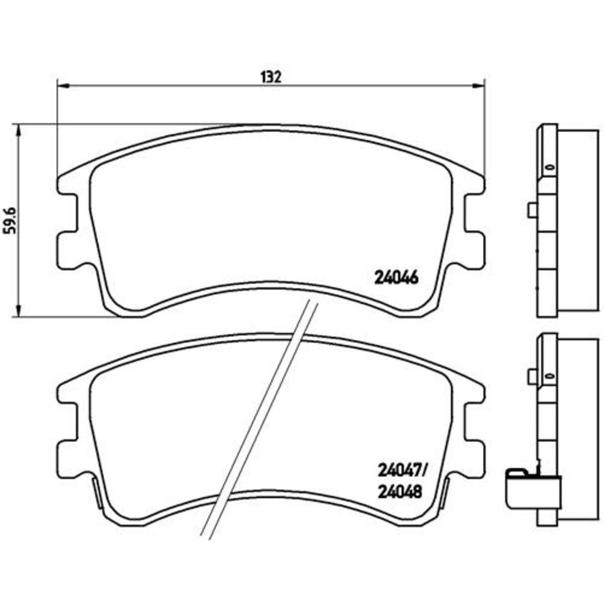 Jarrupalat, levyjarru BREMBO P 49 032