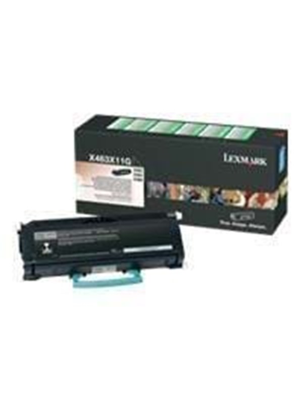 Lexmark Värikasetti musta 15.000 sivua, High Yield, return X463X11G Vastaa: N/A