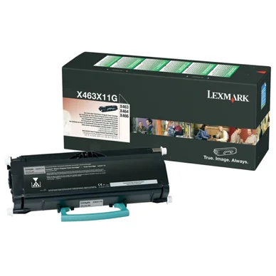 Lexmark Värikasetti musta 15.000 sivua, High Yield, return X463X11G Vastaa: N/A