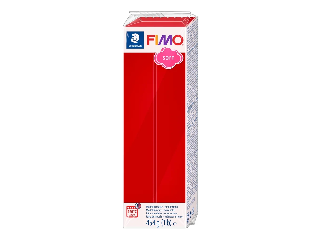 FIMO Mod.masse Fimo pehmeä 454g joulun punainen