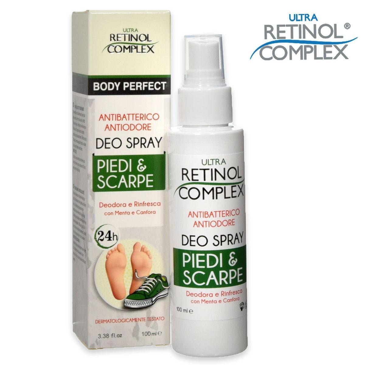 Retinol Complex Deo Spray Jalat & Kengät 100 ml
