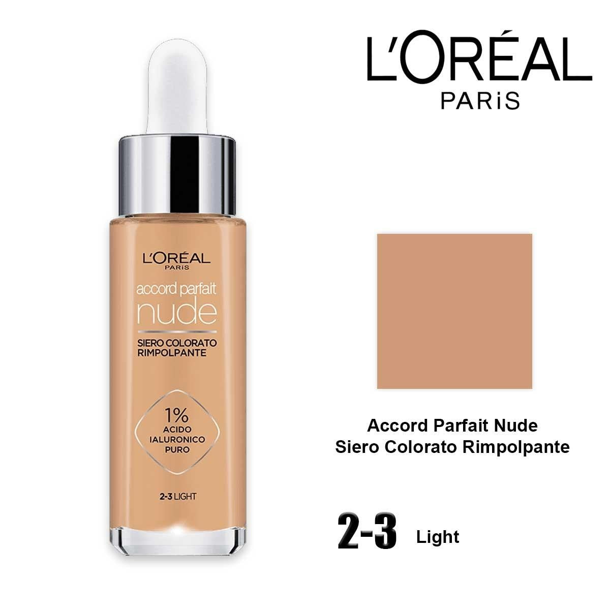 L'oreal Foundation accord parfait seerumi 2-3 light
