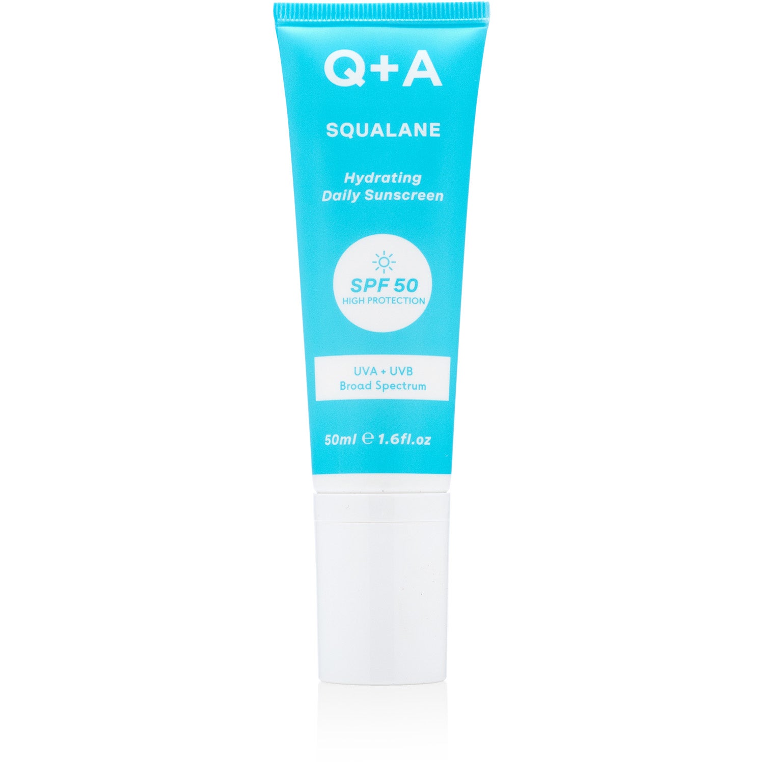 Q+A Squalane Hydrating Face Sunscreen SPF 50 50 ml