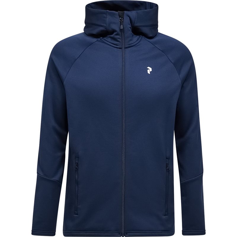 Peak Performance M Rider Essentials Zip Hood Blue Shadow/Blue Shadow - S