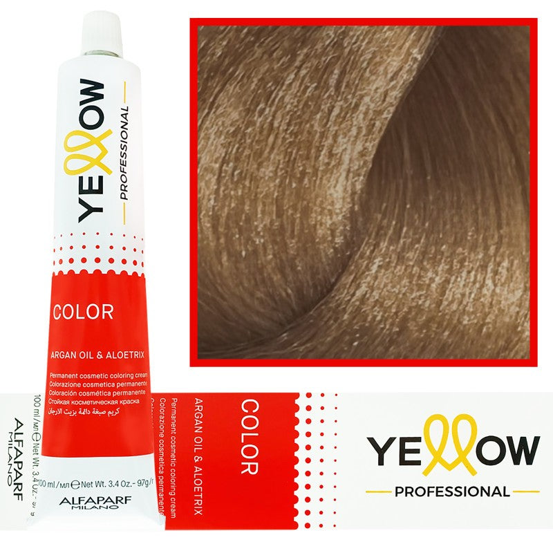 Alfaparf Yellow Tinta 8.00 Biondo Chiaro Intenso 100 ml — Tinta capelli