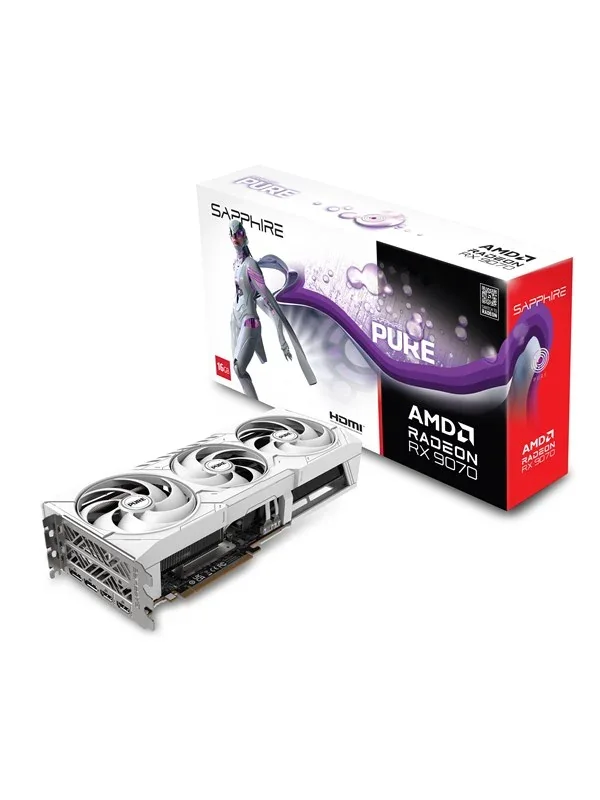 Sapphire Radeon RX 9070 Pure OC - 16GB GDDR6 RAM - Näytönohjaimet