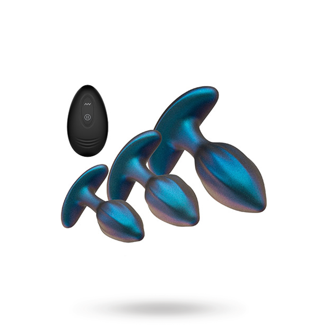 Anal Adventures Matrix Cosmos Plug Kit Värisevä anaalitappi