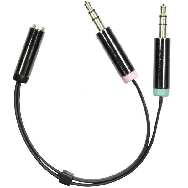 Deltaco Aud-202 0.1m 3,5mm 3,5mm