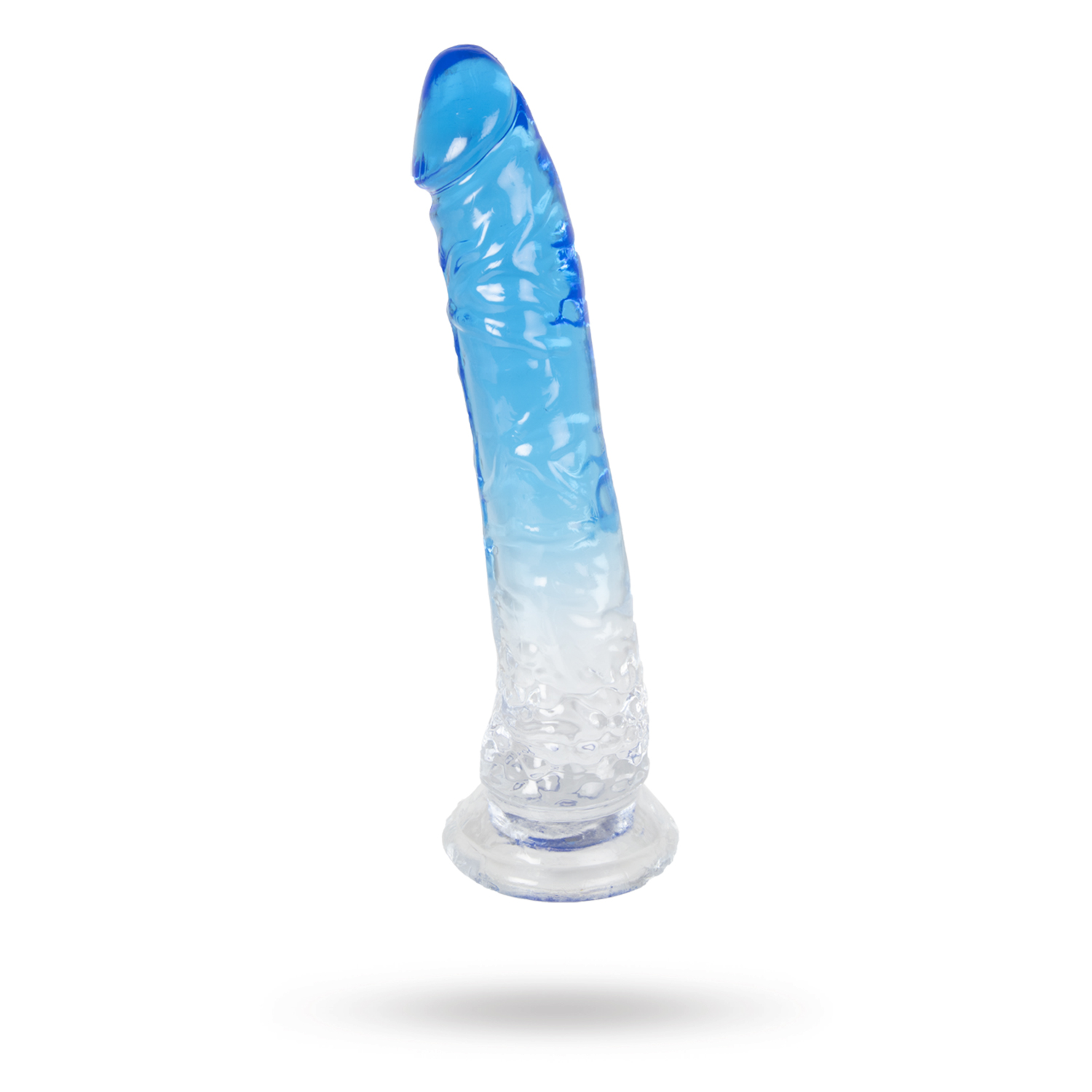 Dual Color Dildo Blue & Clear 20 cm Dildo