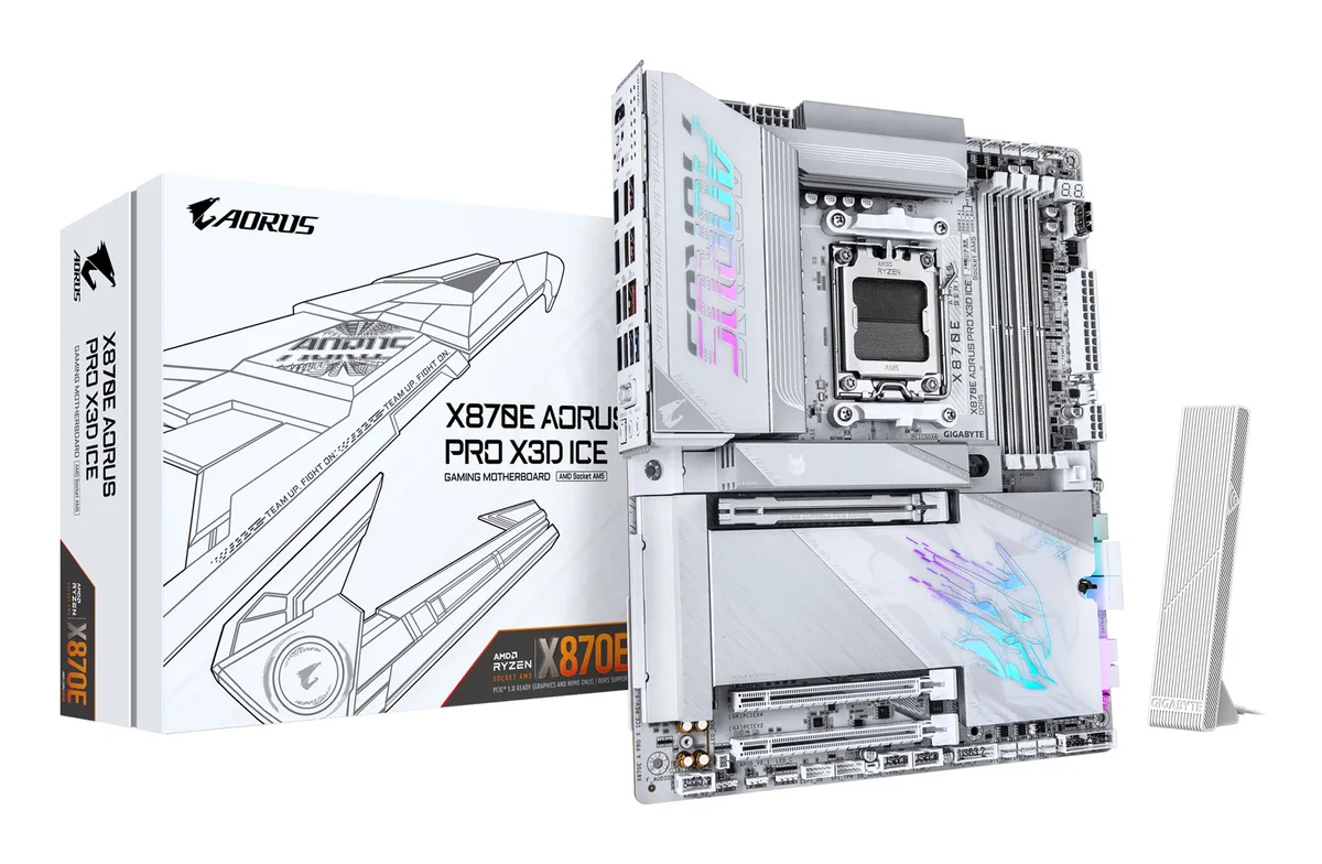 Gigabyte X870E AORUS PRO ICE WiFi 7 AM5 ATX -emolevy