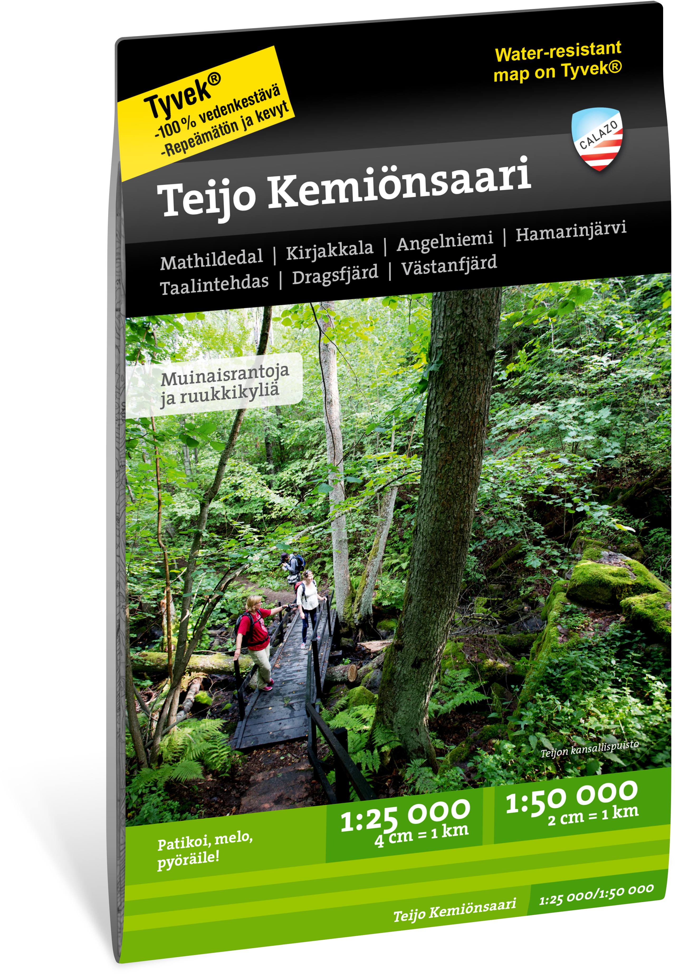 Calazo Teijo Kemiönsaari Tyvek retkeilykartta