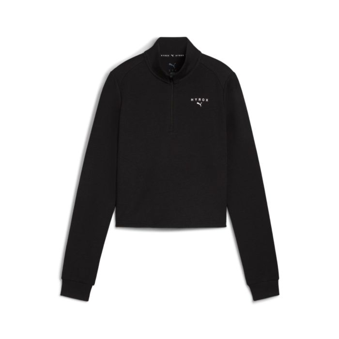 PUMA Cloudspun 1/4 Zip HYROX K. XS Musta Naiset