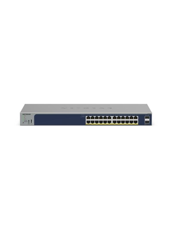 Netgear Gs724tpp - 24-poorts Gigabit Smart Poe+ Switch Met 2 Sfp Poorten (gs724tpp) Met Cloud Management Optie 380w