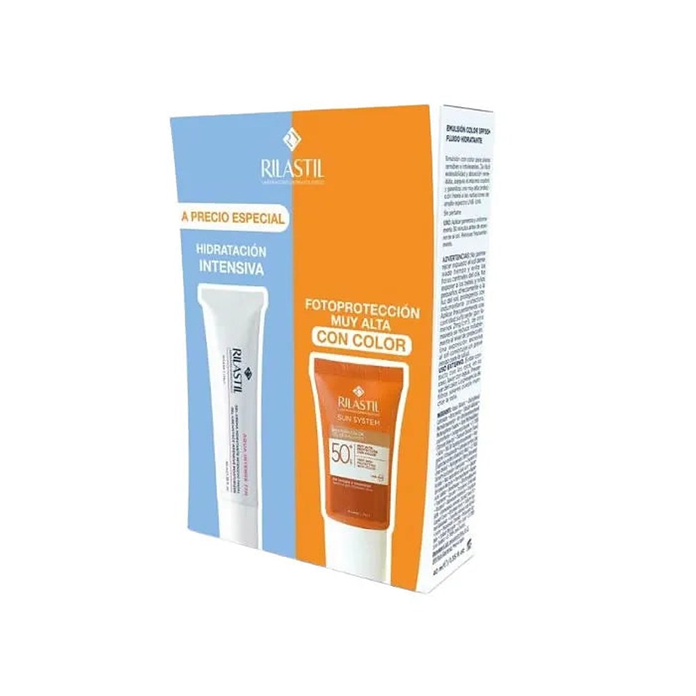 Rilastil Sun System Color Emulsion SPF50+ 40 ml 2 kpl setti