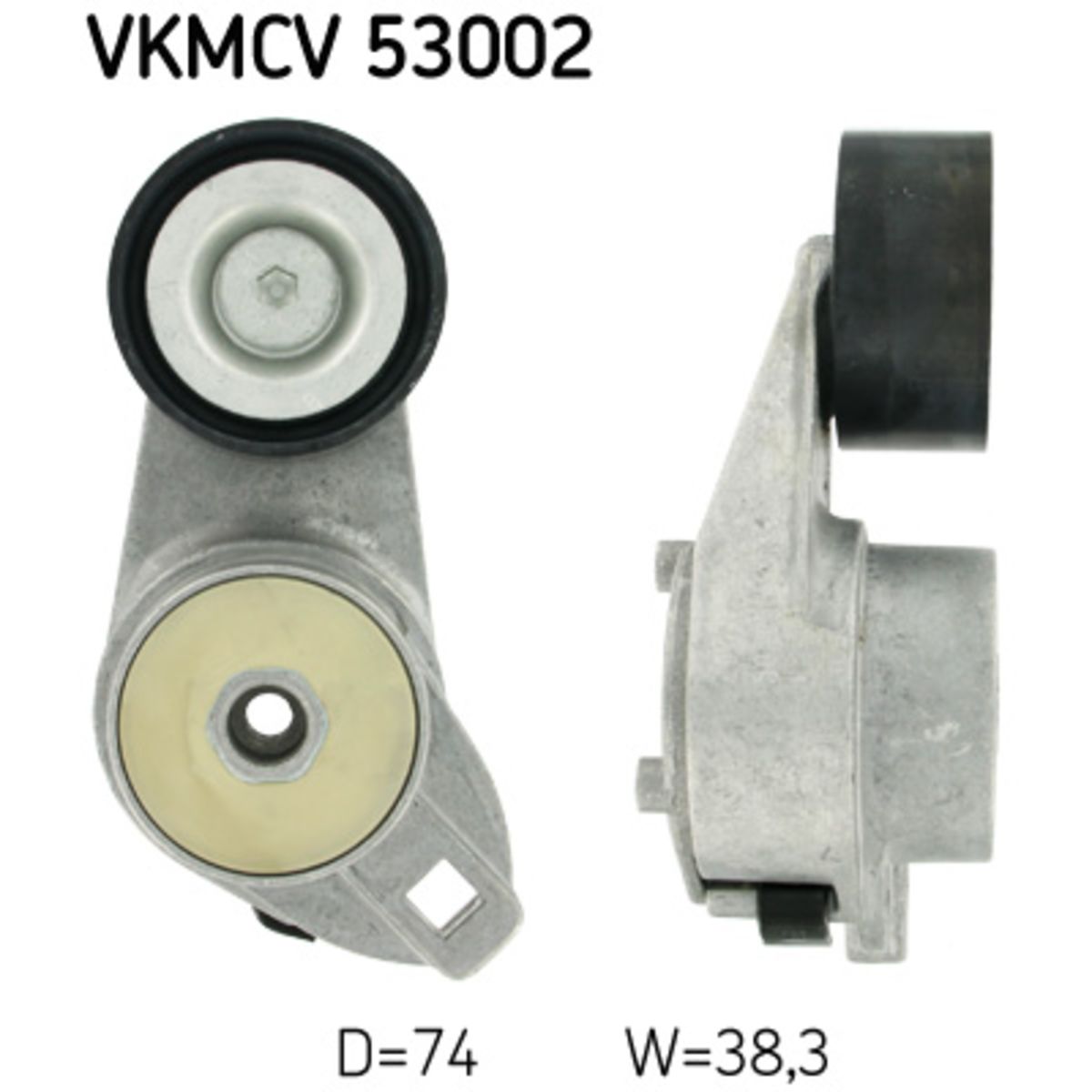 Kiristysrulla, moniurahihna SKF VKMCV 53002