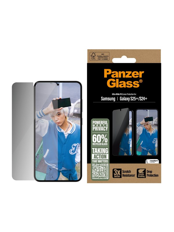 PanzerGlass - Yksityisyydensuoja Galaxy S25 Plus, UWF