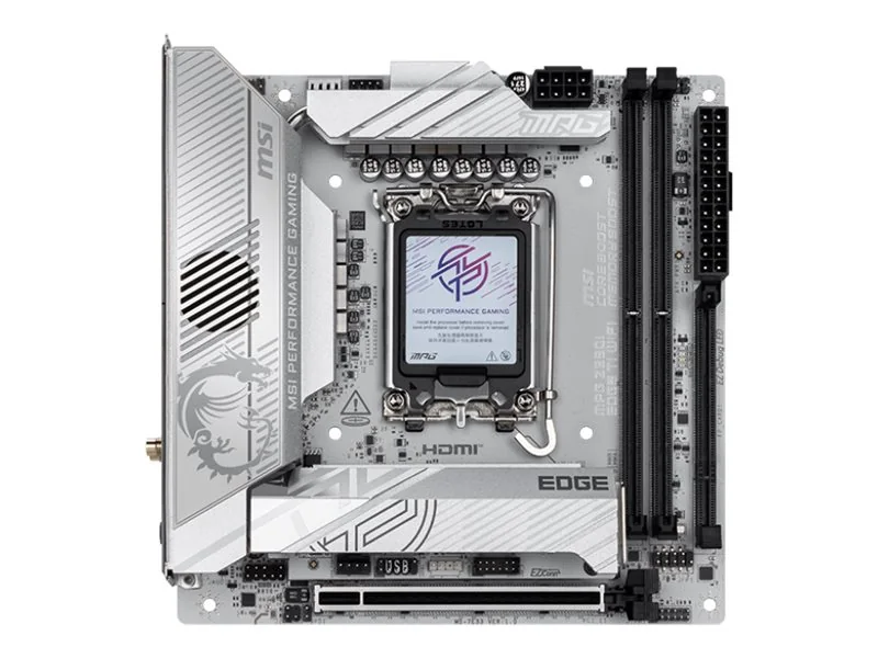 MSI MPG Z890I EDGE TI WIFI Emolevy - Intel Z890 - Intel LGA1851 - DDR5 RAM - Mini-ITX