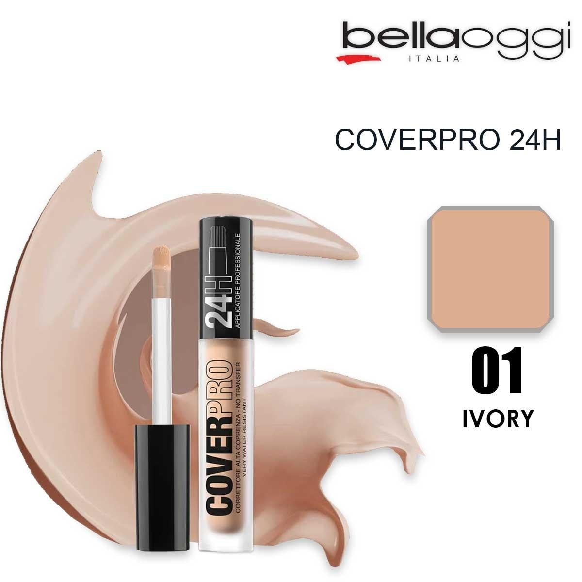 Bella Oggi Cover Pro 24H Peiteaine Korkea Peittävyys Ivory
