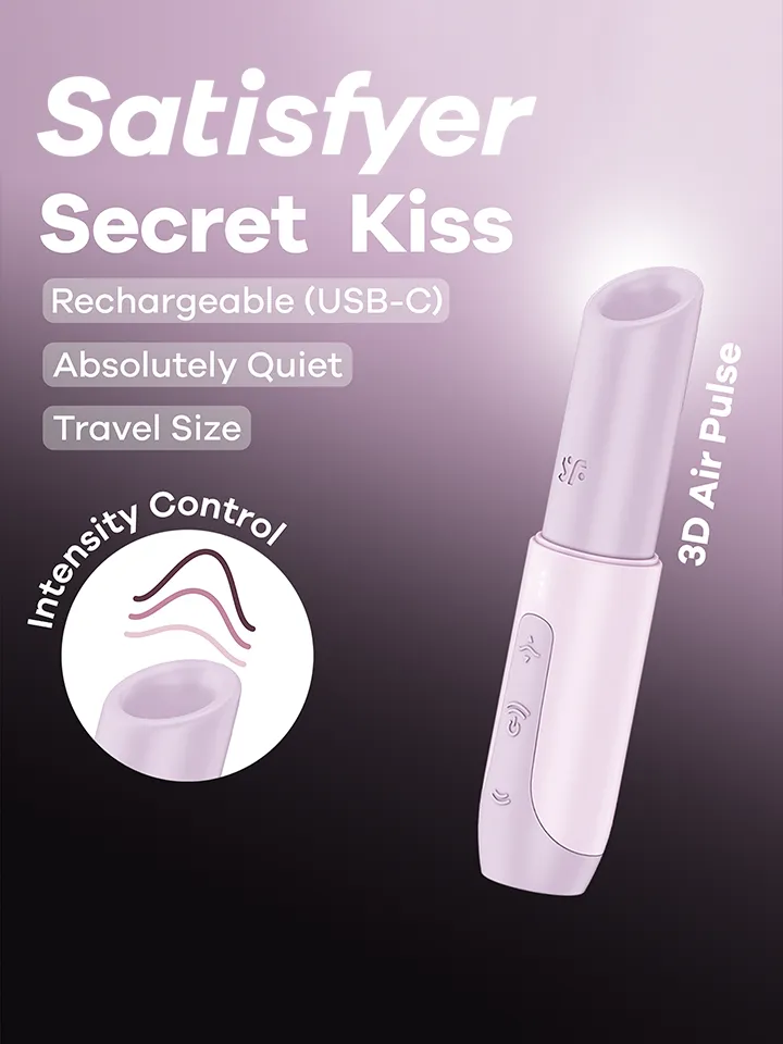 Satisfyer Secret Kiss Air Pulse Vibrator Paineilmavibraattori