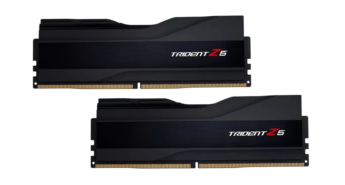G.SKILL Trident Z5 RGB 64 Gt (2 x 32 Gt) DDR5 6000 MHz, CL32 -muisti, hopea (XMP)