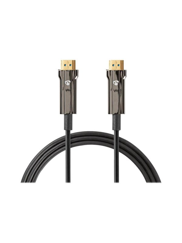 Nedis Aktiivinen Optinen Ultra High Speed HDMI-Kaapeli jossa Ethernet | HDMITM liitin | HDMITM liitin | 8K@60Hz | 48 Gbps | 100 m | Pyöreä | PVC | Musta | Pakkaus