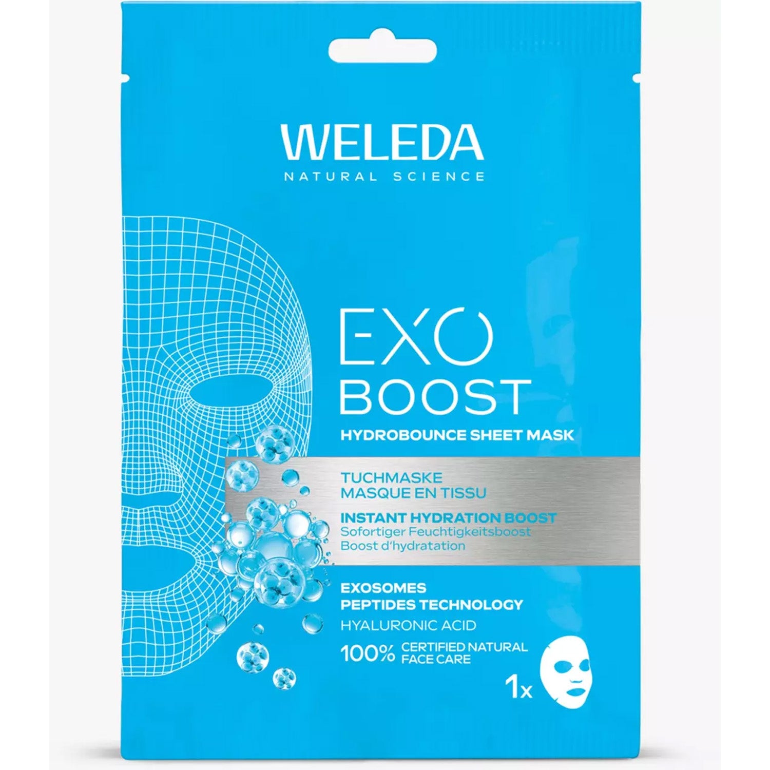 Weleda Exo Boost Hydrobounce Sheet Mask 20 ml