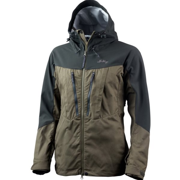 Lundhags Makke Pro Jacket naisten hybriditakki, tummanvihreä/tummanharmaa