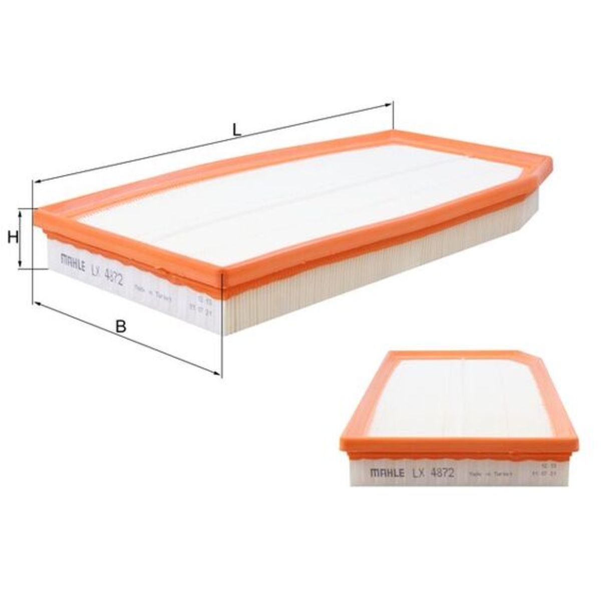 Ilmansuodatin MAHLE LX 4872
