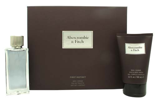 Abercrombie & Fitch First Instinct - Lahjapakkaus - 50ml EDT + 100ml vartalovettä