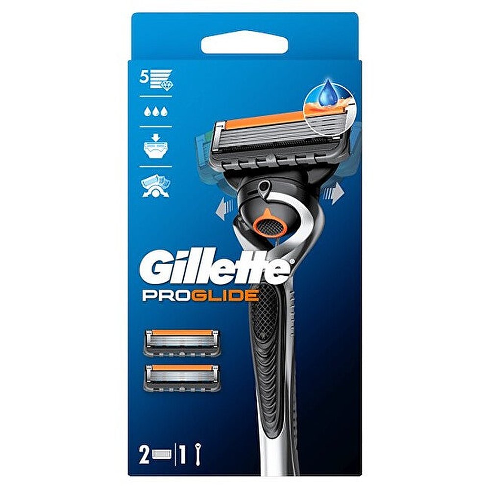 Gillette Fusion Proglide Flexball - Partaveitsi miehille + 2 vaihtopäätä