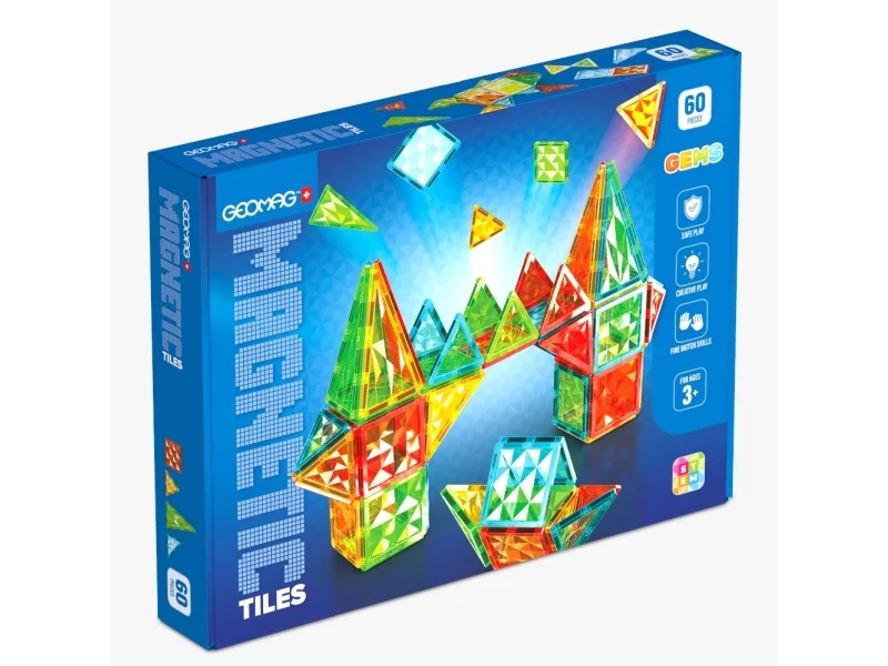 Geomag Gems 60 magnetic tiles