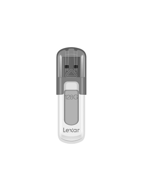 Lexar Jumpdrive V100 128gb Usb-a Harmaa, Valkoinen