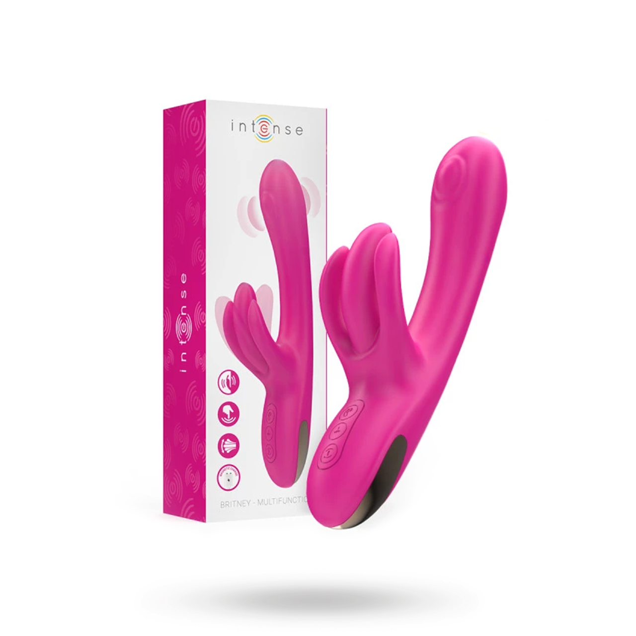 Britney Multifunction Rabbit Vibrator Pink 23 cm Jänisvibraattori