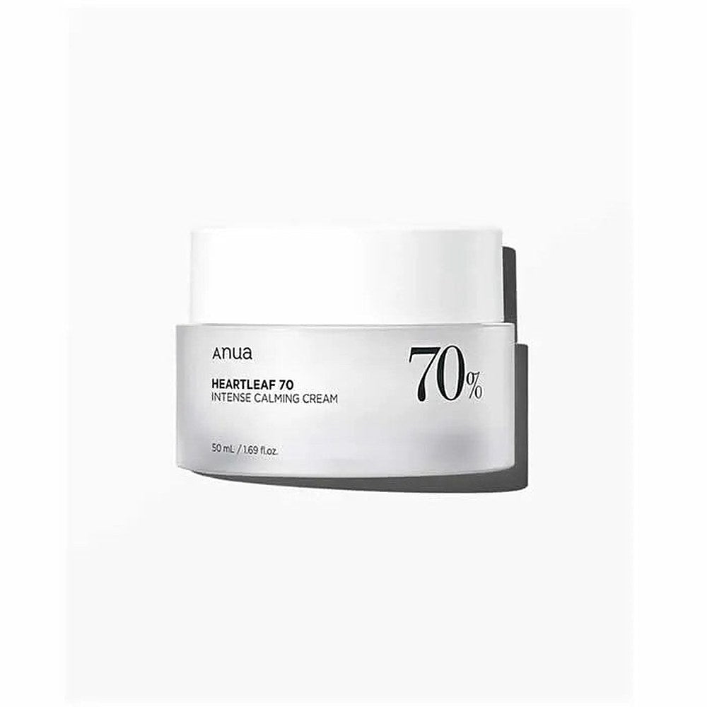 Anua Heartleaf 70% Intensiivinen rauhoittava ja suojaava voide kaikille ihotyypeille, myös herkälle iholle 50 ml